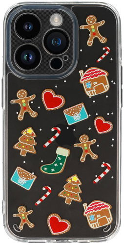 Tel Protect Christmas iPhone 14 - vzor 2 Sweet cookies - Phone Cover - Main image