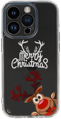 Tel Protect Christmas iPhone 13 Pro Max - vzor 1 Veselé sobí Vánoce - Phone Cover - Main image