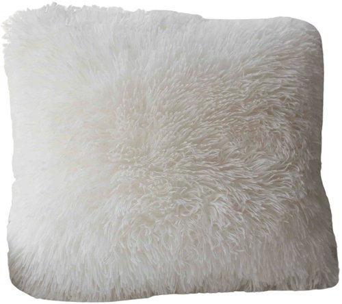 Jerry Fabrics Long pile pillowcase white 40 × 40 cm - Pillowcase - Main image