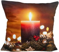 Forbyt Christmas cover Burning candle 40 × 40 cm - Pillowcase