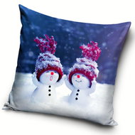 TipTrade Christmas cover Little snowmen 40 × 40 cm - Pillowcase