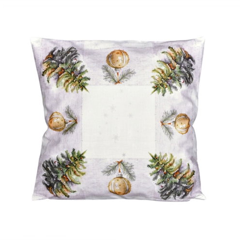 Forbyt Christmas cover Christmas tree and flasks 40 × 40 cm - Pillowcase - Main image