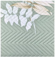 4sleep Reversible bedspread 200 × 220 cm - khaki/beige - Bed Cover