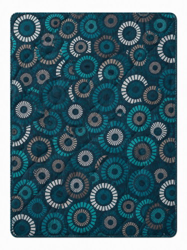 4sleep Milano 200 × 220 cm, summer, 400 g, Circles turquoise - Duvet  - Main image