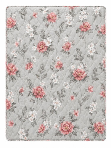 4sleep Milano 200 × 220 cm, summer, 400 g, Rose on grey - Duvet  - Main image