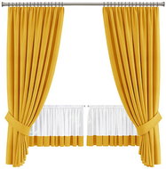 4sleep Set of finished curtains Bella - yellow - Drape