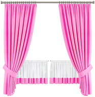 4sleep Ready-made curtain set Bella - pink - Drape