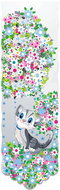 4sleep Panel curtain for children 50 × 160 cm - Cat flowers colourful - Drape