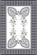 4sleep Tablecloth/spread 30 × 45 cm, heart folk - Tablecloth