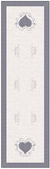 4sleep Tablecloth/runner 40 × 140 cm, heart beige - Runner