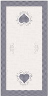 4sleep Tablecloth 50 × 100 cm, heart beige - Tablecloth