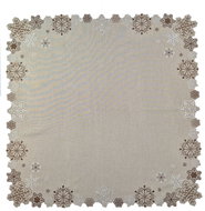 4sleep Christmas tablecloth snowflakes beige 30 × 45 cm - Tablecloth