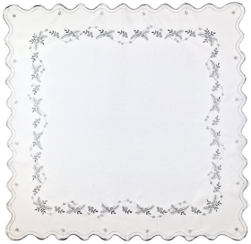 4sleep Christmas tablecloth cranberry grey 30 × 45 cm - Tablecloth - Main image