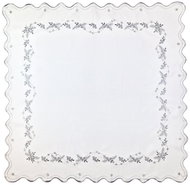 4sleep Christmas tablecloth cranberry grey 85 × 85 cm - Tablecloth