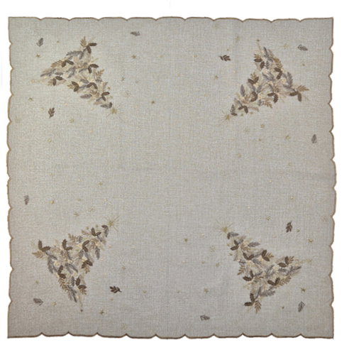 4sleep Christmas tablecloth trees brown 30 × 45 cm - Tablecloth - Main image
