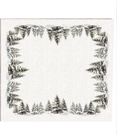 4sleep Christmas tablecloth snowy green trees 40 × 140 cm - Tablecloth