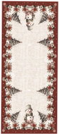 4sleep Christmas tablecloth snowmen red 35 × 35 cm - Tablecloth