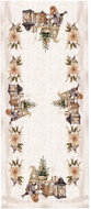 4sleep Christmas tablecloth elves beige 40 × 140 cm - Tablecloth