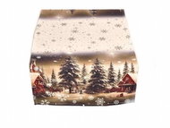 Forbyt Christmas tablecloth Snowy landscape CYH6019R 40 × 140 cm - Tablecloth