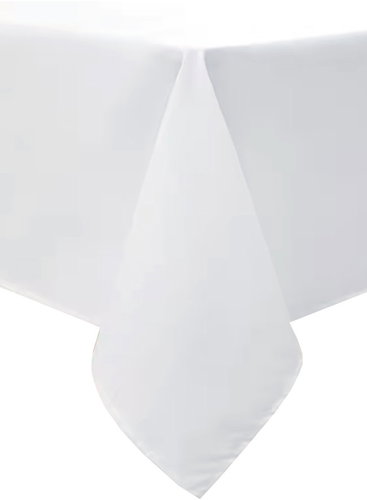 4sleep Teflon tablecloth plain 120 × 240 cm, white - Tablecloth - Main image