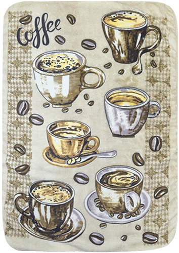 4sleep 40 × 60 cm, Coffee capuccino hnědé - Microfiber Cloth - Main image