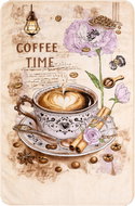 4sleep 40 × 60 cm, Coffee time růže fialová - Microfiber Cloth