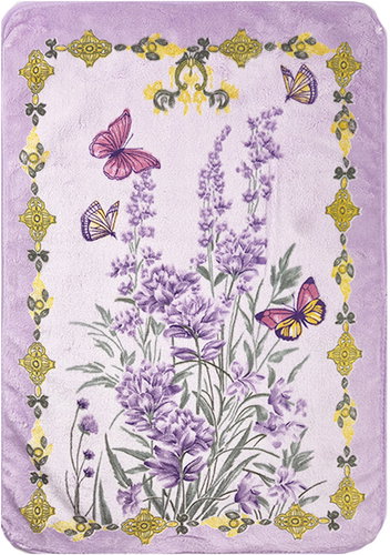 4sleep 40 × 60 cm, Lavender meadow purple - Microfiber Cloth - Main image