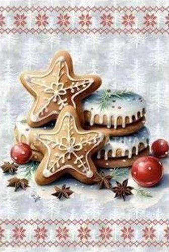 4sleep Microfibre cloth 40 × 60 cm, Christmas biscuits - Microfiber Cloth - Main image