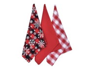 Forbyt Vánoční bavlněné utěrky Vločky 45 × 70 cm, 3 ks - Kitchen Towel