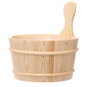 Sauna Bucket 4Living Wooden sauna bucket with plastic insert 4 l - Vědro do sauny