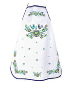 Forbyt Kitchen apron Folklor blue 64 × 76 cm - Apron