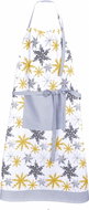 Forbyt Kitchen Christmas apron grey and yellow flakes 70 × 90 cm - Apron
