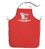 Forbyt Kuchyňská zástěra Master Chef červená 62 × 82 cm - Zástěra