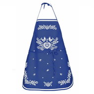 Forbyt Kitchen apron Folk blue 64 × 76 cm - Apron