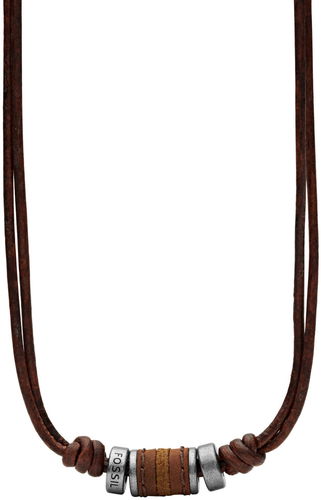 Fossil kožený JF00899797 - Náhrdelník - Hlavní obrázek