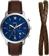 Fossil pánská dárková sada hodinek Neutra a náramku FS6018SET - Watch