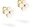 Tamaris Gold plated steel earrings TJ-0518-E-08
