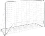 Football goal with net 182 x 61 x 122 cm steel white - Football Goal