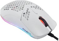 Fourze GM800 Gaming Mouse RGB Jet Pearl White - Gaming-Maus