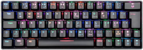 Fourze GK60 Gaming Keyboard 60% Black - US - Gamer billentyűzet - Fő fotó