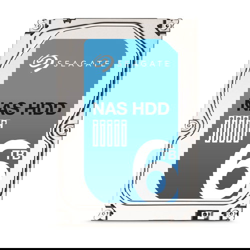 Seagate HDD NAS 6000 GB Main image Seagate HDD NAS 6000 GB - Hard Drive - Main image