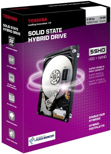 Disque dur hybride 500GB 2.5'' SSHD SATA 5400RPM