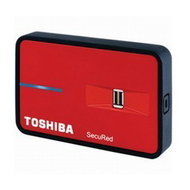 Toshiba Secured 2.5" 500GB červený - Externí disk