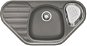 FRANKE CUG 651 E 960 × 500 sivý kameň - Granitový drez