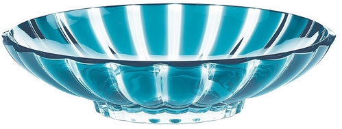 Fratelli Guzzini DOLCEVITA Decorative Fruit Bowl (ISCC+), Turquoise - Small Bowl - Main image