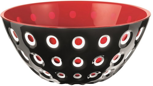 Fratelli Guzzini 20 cm LE MURRINE Bowl, Black, White, Red - Small Bowl - Main image