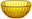 21cm VANITY Bowl (ISCC+), Yellow
