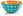 Bowl 25cm LE MURRINE, Blue, Orange