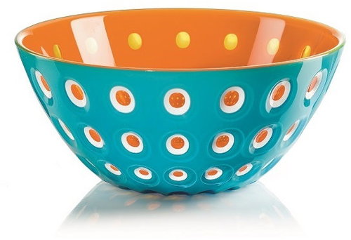 Fratelli Guzzini Bowl 25cm LE MURRINE, Blue, Orange - Small Bowl - Main image