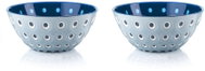 Fratelli Guzzini Bowls 12cm Set of 2 LE MURRINE, Blue, White - Small Bowl